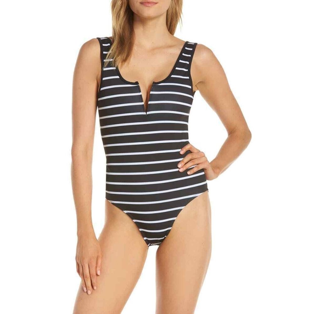 Beth Richards Ines One-Piece Swimsuit Striped